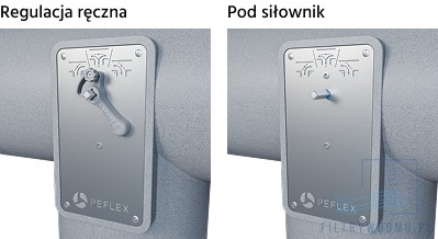 przepustnica trojnik